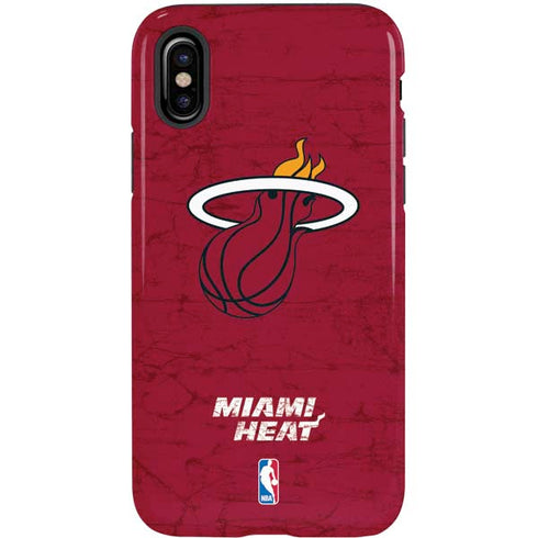 NBA Miami Heat Red Primary Logo iPhone X Pro Case