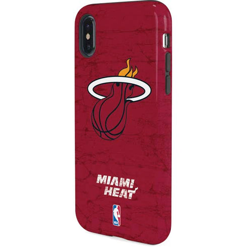 NBA Miami Heat Red Primary Logo iPhone X Pro Case