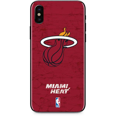 NBA Miami Heat Red Primary Logo iPhone X Skin