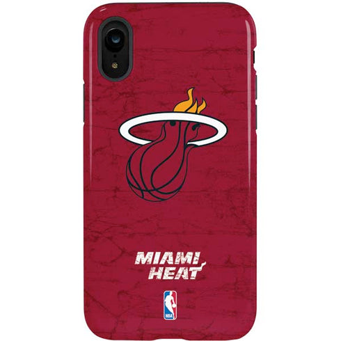 NBA Miami Heat Red Primary Logo iPhone XR Pro Case