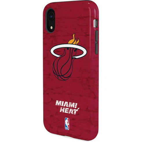NBA Miami Heat Red Primary Logo iPhone XR Pro Case