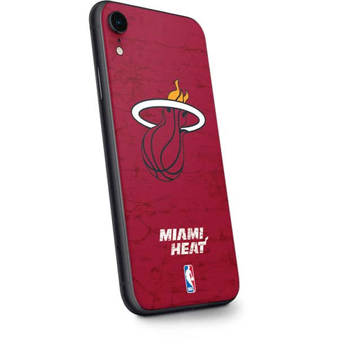 NBA Miami Heat Red Primary Logo iPhone XR Skin