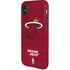 NBA Miami Heat Red Primary Logo iPhone XS Pro Case