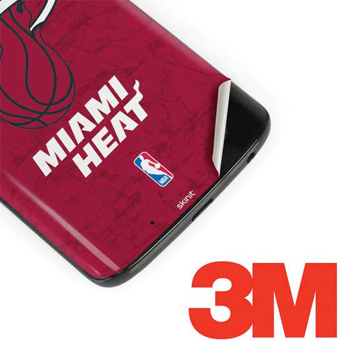 NBA Miami Heat Red Primary Logo Moto G6 Skin