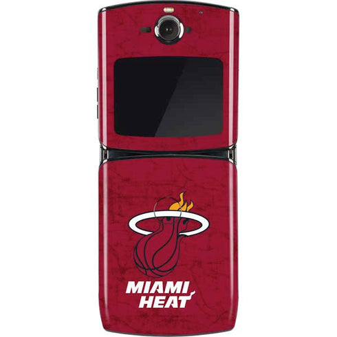 NBA Miami Heat Red Primary Logo Motorola RAZR Skin