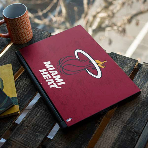 NBA Miami Heat Red Primary Logo MSI GS65 Stealth Laptop Skin