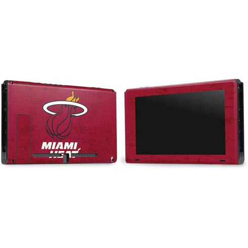 NBA Miami Heat Red Primary Logo Nintendo Switch Bundle Skin