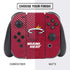 NBA Miami Heat Red Primary Logo Nintendo Switch Bundle Skin