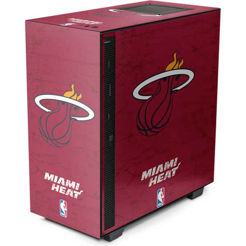 NBA Miami Heat Red Primary Logo NZXT H510 Compact ATX Mid-Tower Case Skin
