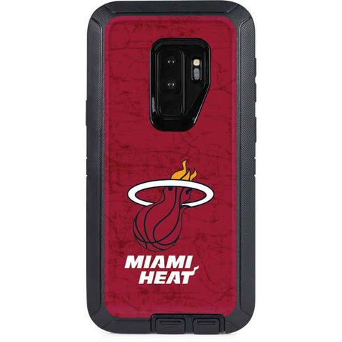 NBA Miami Heat Red Primary Logo Otterbox Defender Galaxy Skin