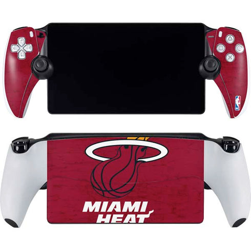 NBA Miami Heat Red Primary Logo PlayStation Portal Remote Player Skin