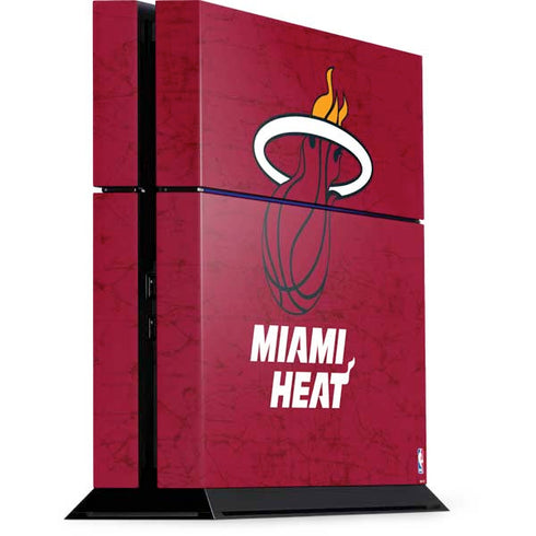 NBA Miami Heat Red Primary Logo PS4 Console Skin