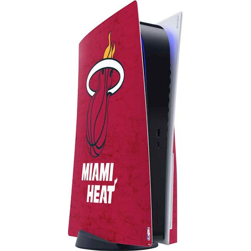 NBA Miami Heat Red Primary Logo PS5 Console Skin