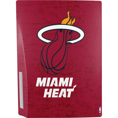 NBA Miami Heat Red Primary Logo PS5 Console Skin