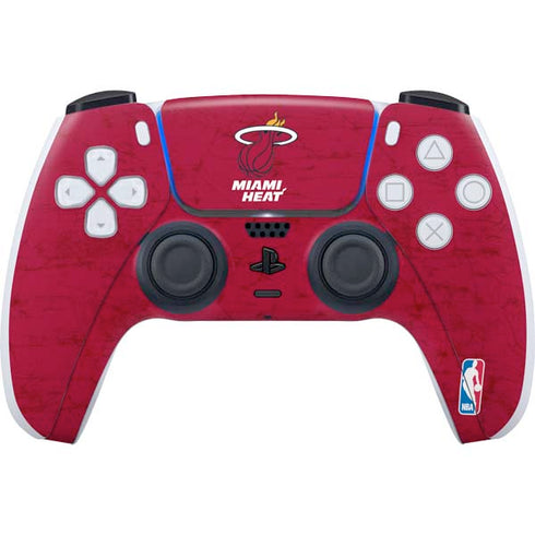 NBA Miami Heat Red Primary Logo PS5 Controller Skin