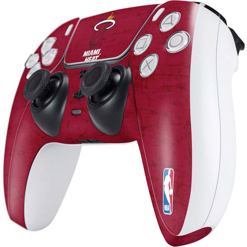 NBA Miami Heat Red Primary Logo PS5 Controller Skin