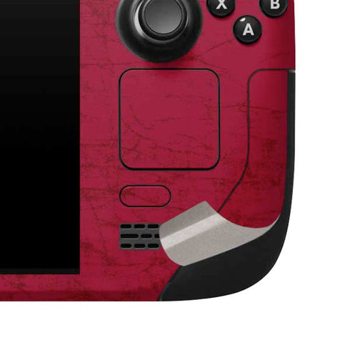 NBA Miami Heat Red Primary Logo Steam Deck Handheld Gaming Computer Skin