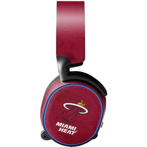 NBA Miami Heat Red Primary Logo SteelSeries Arctis 3 Skin