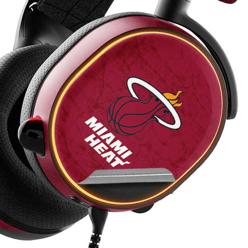 NBA Miami Heat Red Primary Logo SteelSeries Arctis 5 Skin