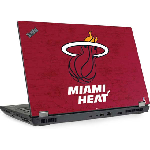 NBA Miami Heat Red Primary Logo Lenovo ThinkPad Skin