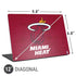 NBA Miami Heat Red Primary Logo Universal Laptop 12in (9.8 x 6.8in) Skin