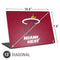 NBA Miami Heat Red Primary Logo Universal Laptop 13in (10.6 x 7.6in) Skin