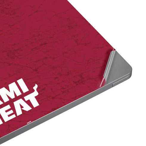 NBA Miami Heat Red Primary Logo Universal Laptop 13in (10.6 x 7.6in) Skin