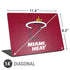 NBA Miami Heat Red Primary Logo Universal Laptop 14in (11.4 x 8.2in) Skin