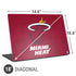 NBA Miami Heat Red Primary Logo Universal Laptop 18in (14.6 x 10.6in) Skin