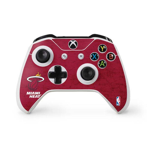 NBA Miami Heat Red Primary Logo Xbox One S Controller Skin