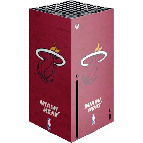 NBA Miami Heat Red Primary Logo Xbox Series X Console Skin