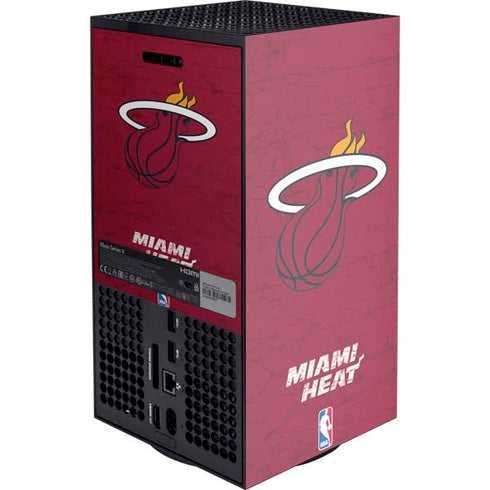 NBA Miami Heat Red Primary Logo Xbox Series X Console Skin