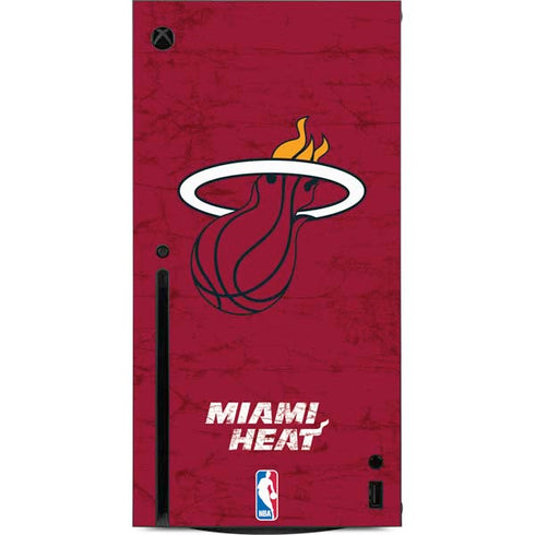 NBA Miami Heat Red Primary Logo Xbox Series X Console Skin