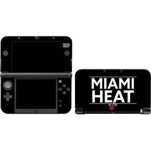 NBA Miami Heat Standard - Black 3DS XL 2015 Skin