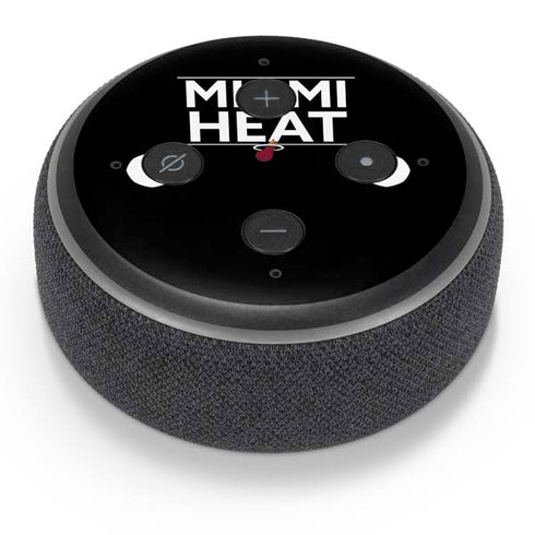 NBA Miami Heat Standard - Black Amazon Echo Dot Skin