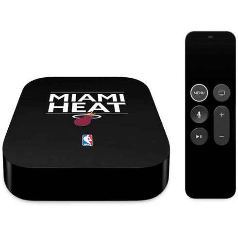 NBA Miami Heat Standard - Black Apple TV Skin