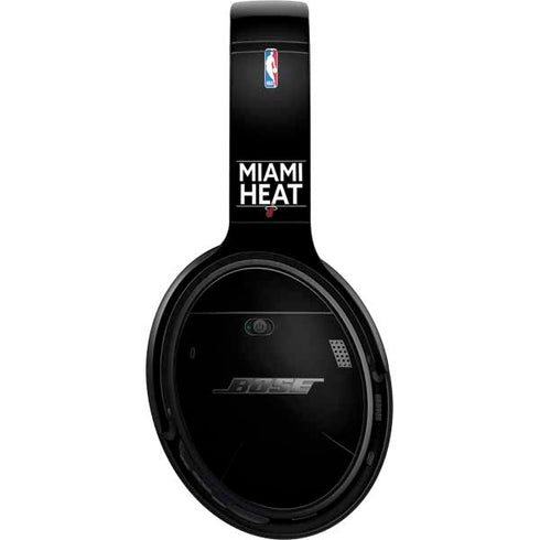 NBA Miami Heat Standard - Black Bose QuietComfort 35 II Headphones Skin