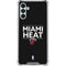 NBA Miami Heat Standard - Black Galaxy A13 5G Clear Case