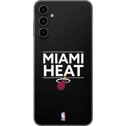 NBA Miami Heat Standard - Black Galaxy A14 5G Skin