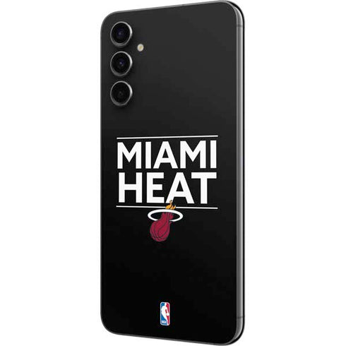NBA Miami Heat Standard - Black Galaxy A14 5G Skin