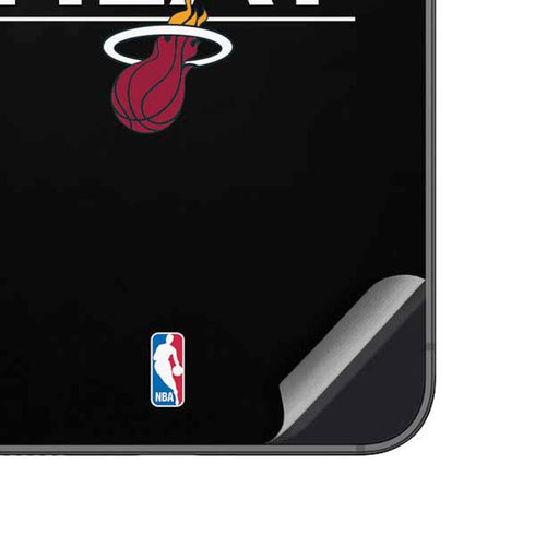 NBA Miami Heat Standard - Black Galaxy A14 5G Skin