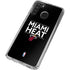 NBA Miami Heat Standard - Black Galaxy A21 Clear Case