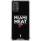 NBA Miami Heat Standard - Black Galaxy A32 5G Clear Case