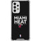 NBA Miami Heat Standard - Black Galaxy A33 5G Clear Case