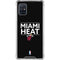 NBA Miami Heat Standard - Black Galaxy A51 5G Clear Case