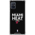 NBA Miami Heat Standard - Black Galaxy A51 5G Clear Case