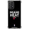 NBA Miami Heat Standard - Black Galaxy A52 5G Clear Case