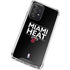 NBA Miami Heat Standard - Black Galaxy A52 5G Clear Case