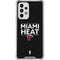 NBA Miami Heat Standard - Black Galaxy A53 5G Clear Case