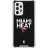 NBA Miami Heat Standard - Black Galaxy A53 5G Clear Case